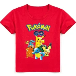 Pkm.store Sommer-Pokemon Baumwolle T-Shirt Fur Kinder - Viele Motive Und Farben