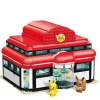Pkm.store Pokemon Spielzeug-Pokemon Baustein Haus - Verschiedene Motive