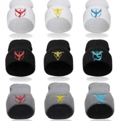 Pkm.store Herbst & Winter-Pokemon Beanie Mutze Herbst / Winter Mit Pikachu Motiv Verschiedene Farben
