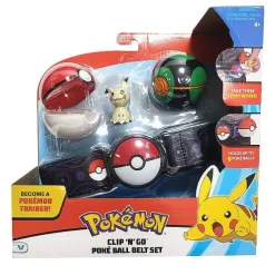 Pkm.store Pokemon Spielzeug-Pokemon Clip N Carry Spielzeug Gurtel Mit Mimigma Mimikyu Figur