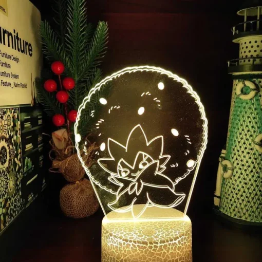 Pkm.store Pokemon Lampen & Nachtlichter-Pokemon Cottomi Eldegoss Led Lampe