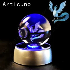 Pkm.store Pokeball & Pokebälle-Pokemon 3D Krystal Ball Pikachu Gengar Mew Mewtwo Etc.