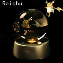 Pkm.store Sonstiges Merchandise-Pokemon 3D Krystal Ball Pikachu Gengar Mew Mewtwo Etc.