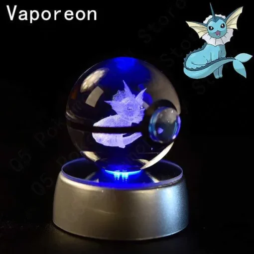 Pkm.store Sonstiges Merchandise-Pokemon 3D Krystal Ball Pikachu Gengar Mew Mewtwo Etc.