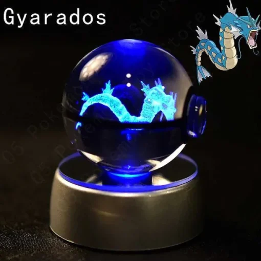 Pkm.store Sonstiges Merchandise-Pokemon 3D Krystal Ball Pikachu Gengar Mew Mewtwo Etc.