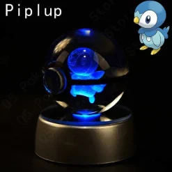 Pkm.store Sonstiges Merchandise-Pokemon 3D Krystal Ball Pikachu Gengar Mew Mewtwo Etc.