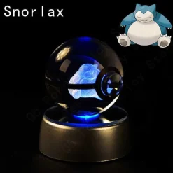 Pkm.store Sonstiges Merchandise-Pokemon 3D Krystal Ball Pikachu Gengar Mew Mewtwo Etc.