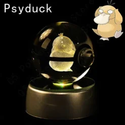 Pkm.store Sonstiges Merchandise-Pokemon 3D Krystal Ball Pikachu Gengar Mew Mewtwo Etc.
