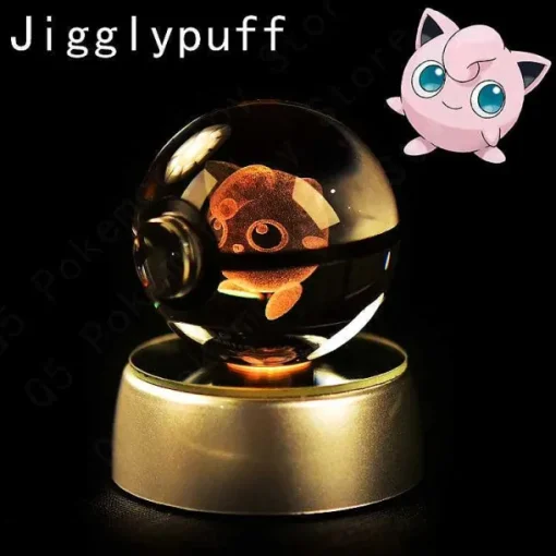 Pkm.store Sonstiges Merchandise-Pokemon 3D Krystal Ball Pikachu Gengar Mew Mewtwo Etc.