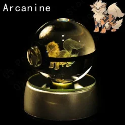 Pkm.store Sonstiges Merchandise-Pokemon 3D Krystal Ball Pikachu Gengar Mew Mewtwo Etc.