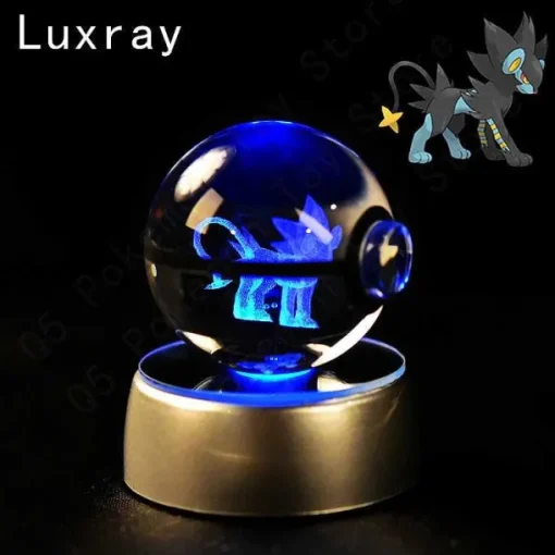 Pkm.store Sonstiges Merchandise-Pokemon 3D Krystal Ball Pikachu Gengar Mew Mewtwo Etc.