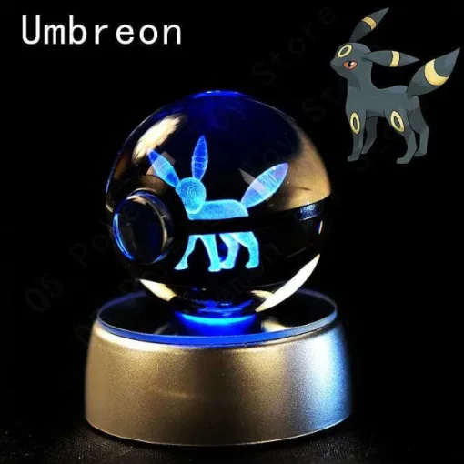 Pkm.store Sonstiges Merchandise-Pokemon 3D Krystal Ball Pikachu Gengar Mew Mewtwo Etc.