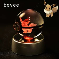 Pkm.store Sonstiges Merchandise-Pokemon 3D Krystal Ball Pikachu Gengar Mew Mewtwo Etc.