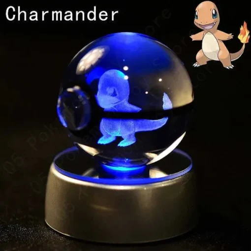 Pkm.store Sonstiges Merchandise-Pokemon 3D Krystal Ball Pikachu Gengar Mew Mewtwo Etc.
