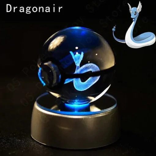 Pkm.store Sonstiges Merchandise-Pokemon 3D Krystal Ball Pikachu Gengar Mew Mewtwo Etc.