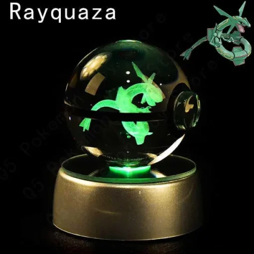 Pkm.store Sonstiges Merchandise-Pokemon 3D Krystal Ball Pikachu Gengar Mew Mewtwo Etc.