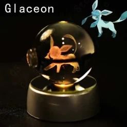 Pkm.store Sonstiges Merchandise-Pokemon 3D Krystal Ball Pikachu Gengar Mew Mewtwo Etc.
