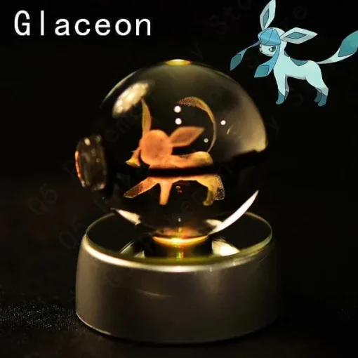 Pkm.store Sonstiges Merchandise-Pokemon 3D Krystal Ball Pikachu Gengar Mew Mewtwo Etc.