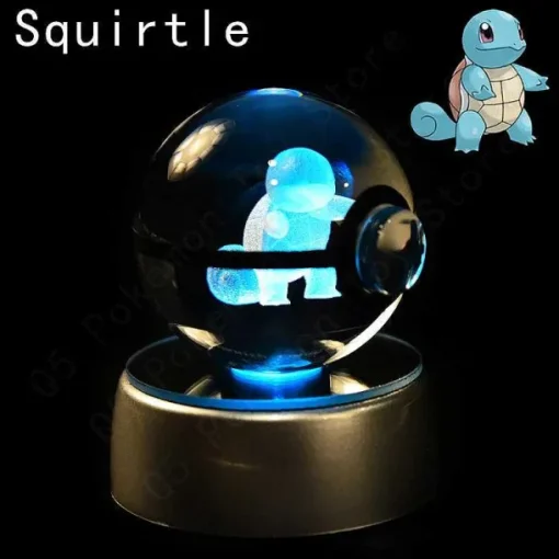 Pkm.store Sonstiges Merchandise-Pokemon 3D Krystal Ball Pikachu Gengar Mew Mewtwo Etc.