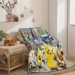 Pkm.store Sonstiges Merchandise-Pokemon Decke In Vielen Motiven (Pikachu, Evoli Etc.)