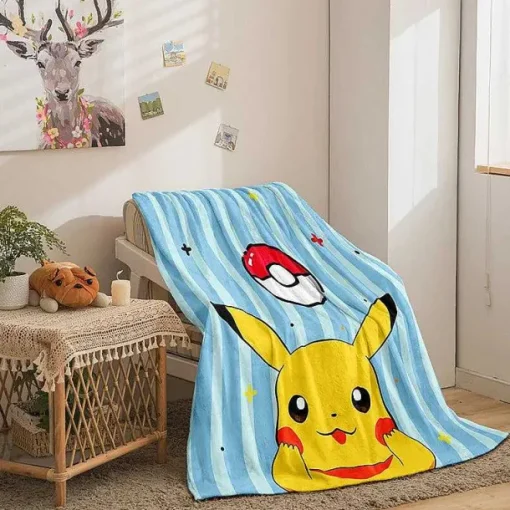 Pkm.store Sonstiges Merchandise-Pokemon Decke In Vielen Motiven (Pikachu, Evoli Etc.)