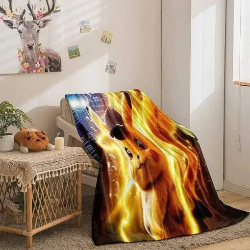 Pkm.store Sonstiges Merchandise-Pokemon Decke In Vielen Motiven (Pikachu, Evoli Etc.)
