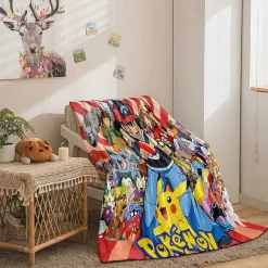 Pkm.store Sonstiges Merchandise-Pokemon Decke In Vielen Motiven (Pikachu, Evoli Etc.)