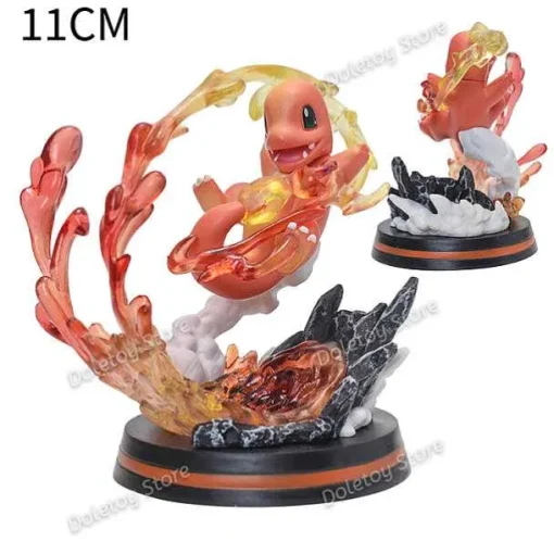Pkm.store Pokemon Figuren-Pokemon Dekorative Sammelfiguren Charmander Squirtle Bulbasaur Chikorita Ivysaur Cyndaquil Vulpix