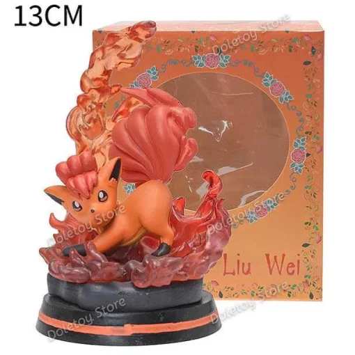 Pkm.store Pokemon Figuren-Pokemon Dekorative Sammelfiguren Charmander Squirtle Bulbasaur Chikorita Ivysaur Cyndaquil Vulpix