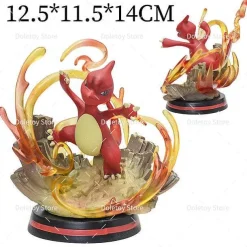 Pkm.store Pokemon Figuren-Pokemon Dekorative Sammelfiguren Charmander Squirtle Bulbasaur Chikorita Ivysaur Cyndaquil Vulpix