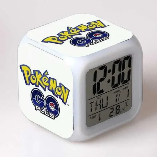 Pkm.store Uhren Und Wecker-Pokemon Digital Wecker / Uhr - 7 Farben (19 Verschiedene Motive)