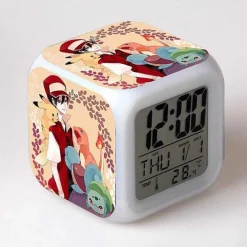 Pkm.store Uhren Und Wecker-Pokemon Digital Wecker / Uhr - 7 Farben (19 Verschiedene Motive)