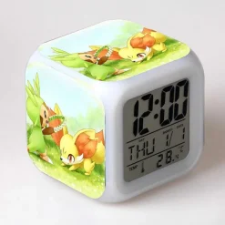 Pkm.store Uhren Und Wecker-Pokemon Digital Wecker / Uhr - 7 Farben (19 Verschiedene Motive)