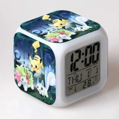 Pkm.store Uhren Und Wecker-Pokemon Digital Wecker / Uhr - 7 Farben (19 Verschiedene Motive)