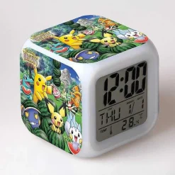 Pkm.store Uhren Und Wecker-Pokemon Digital Wecker / Uhr - 7 Farben (19 Verschiedene Motive)