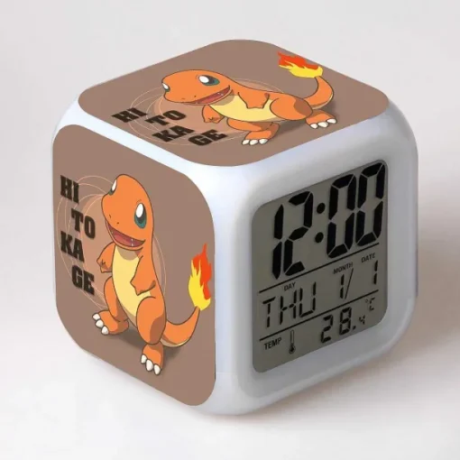 Pkm.store Uhren Und Wecker-Pokemon Digital Wecker / Uhr - 7 Farben (19 Verschiedene Motive)