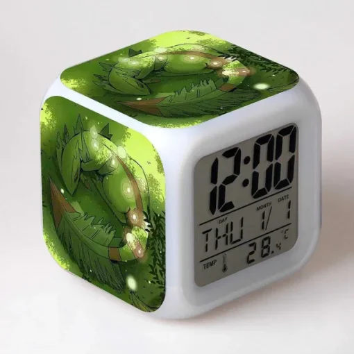 Pkm.store Uhren Und Wecker-Pokemon Digital Wecker / Uhr - 7 Farben (19 Verschiedene Motive)
