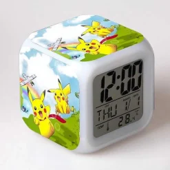Pkm.store Uhren Und Wecker-Pokemon Digital Wecker / Uhr - 7 Farben (19 Verschiedene Motive)
