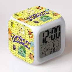 Pkm.store Uhren Und Wecker-Pokemon Digital Wecker / Uhr - 7 Farben (19 Verschiedene Motive)