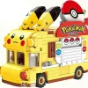 Pkm.store Pokemon Bausteine-Pokemon Eiswagen Und Food Truck Klemm Baustein Spielzeug