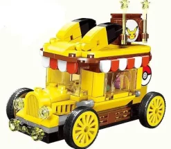Pkm.store Pokemon Bausteine-Pokemon Eiswagen Und Food Truck Klemm Baustein Spielzeug