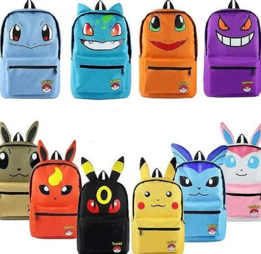 Pkm.store Rucksäcke & Taschen-Pokemon Evoli, Bisasam, Pikachu Etc. Rucksäcke