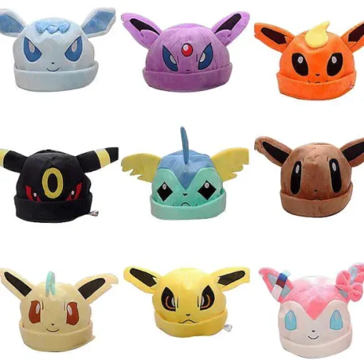 Pkm.store Pokemon Mützen & Caps-Pokemon Evoli, Eevee, Umbreon, Sylveon, Etc. Cosplay Mutze