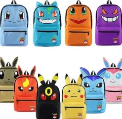 Pkm.store Rucksäcke & Taschen-Pokemon Evoli, Haunter, Bisasam Etc. Rucksack (Verschiedene Motive)