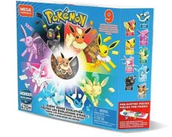 Pkm.store Pokemon Spielzeug-Pokemon Evoli Legendares Evolitionsset Mit 9 Figuren Mit 470 Bausteinen, Spielzeug