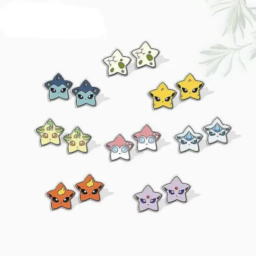 Pkm.store Pokemon Schmuck-Pokemon Evoli, Pokeball U. A. Ohrringe