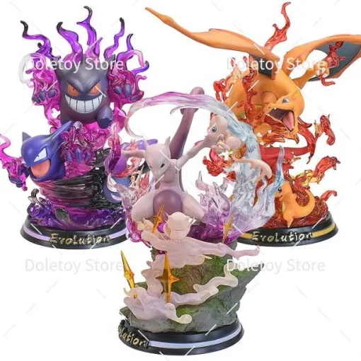 Pkm.store Pokemon Figuren-Pokemon Evolution Figuren Glura,Charizard, Mewtwo Oder Gengar