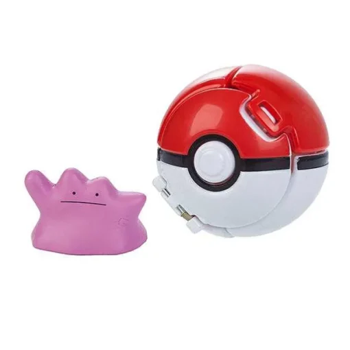 Pkm.store Pokemon Spielzeug-Pokemon Figur Mit Pokeball Clip N Go Spielzeug