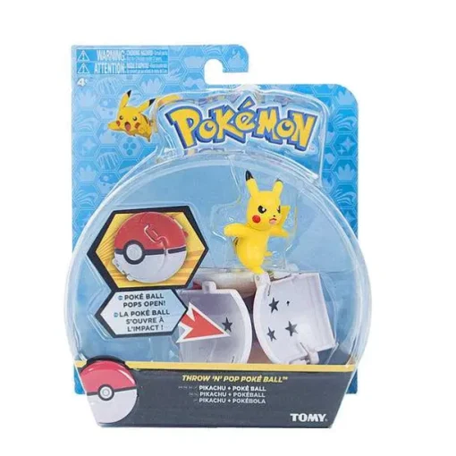 Pkm.store Pokemon Spielzeug-Pokemon Figur Mit Pokeball Clip N Go Spielzeug