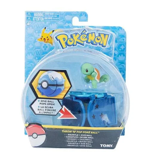 Pkm.store Pokemon Spielzeug-Pokemon Figur Mit Pokeball Clip N Go Spielzeug